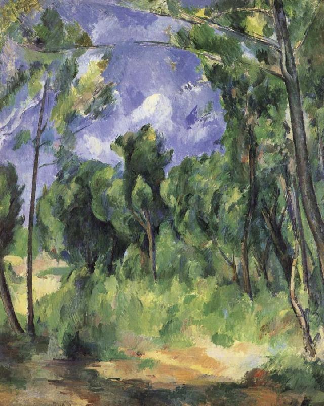 Paul Cezanne forest China oil painting art